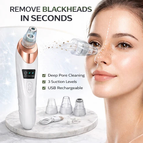 Multifunctional Blackhead Remover Vacuum – Electric Facial Pore Cleaner