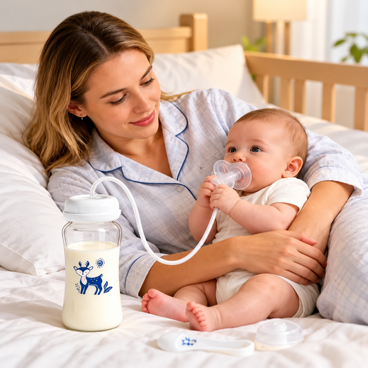 Hands-Free Feeding Bottle – 240ml
