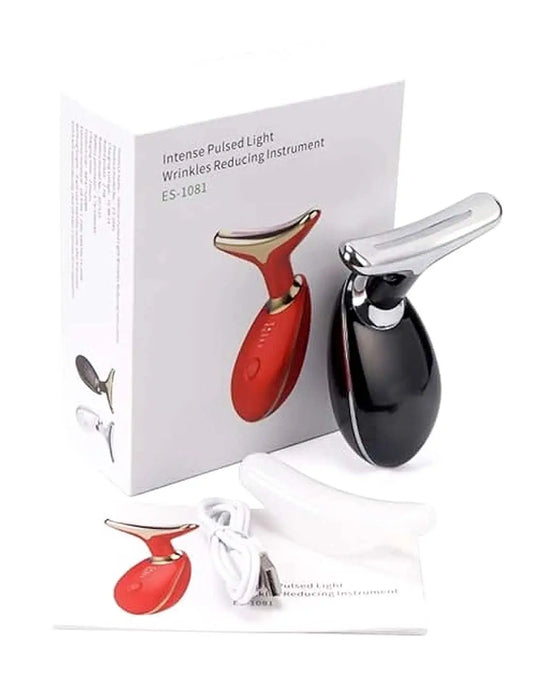Rechargeable LED Facial Massager for Face & Neck Vibrating Massager